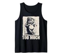 Grumpy Frog Too Much Funny Introverts Coffee Meme Tank Top