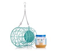 Grumpy Gardener 2 in 1 Squirrel Proof Nutpecker Feeder with Jar