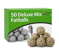 Grumpy Gardener Fat Balls - Deluxe Mix Wild Bird Fat Balls, 50 Pcs, 4kg