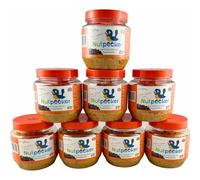 Grumpy Gardener NutPecker Peanut Butter Bird Food for Wild Birds - Fruits Suet Bird Feeding Nourishment, High-Energy Made in the UK Wild Bird Food | Fruits & Nuts Flavors 8 x 330g each