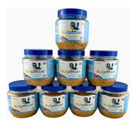 Grumpy Gardener NutPecker Peanut Butter Bird Food for Wild Birds - Suet Bird Feeding Nourishment, High-Energy Made in the UK Wild Bird Food | Original Flavor 8 x 330g each