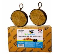 Grumpy Gardener Peanut Butter Bird Food - NutPecker Coconut Halves, 2.5kg