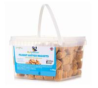 Grumpy Gardener Peanut Butter Bird Food Suet Nuggets - High-Energy Wild Bird Feed for Outdoor Feeding Station - Firmer Than Suet Pellets, 1.75kg, Made in UK