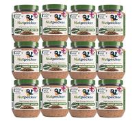 Grumpy Gardener Peanut Butter for Birds - Mealworm Jars, 12 x 330g