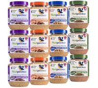 Grumpy Gardener Peanut Butter for Birds - Suet Butter Jars, 12 x 330g