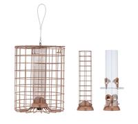 Grumpy Gardener Squirrel and Starling Resistant Interchangeable Feeder BLACK