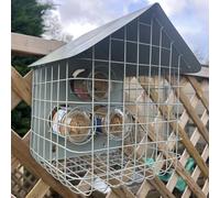 Grumpy Gardener Squirrel Resistant 3 Jar Nutpecker Feeder BLACK