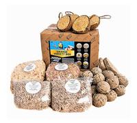Grumpy Gardener Wild Bird Food Variety Box Grande - Fat Balls, Suet Pellets, Bird Peanuts, Sunflower Hearts, Suet Cakes & Nutpecker Coconuts | High-Protein Energy Feed (6 Kg)