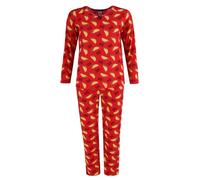 Grumpy & Gorgeous Women's Taco Print Pyjama Set, Medium, Red