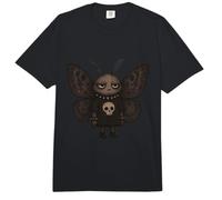 Grumpy Goth Moth Skull Punk Emo Insect Lover Comfort Colors Adult Heavyweight T-Shirt