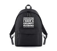 Grumpy Husband Funny Moody Backpack Rucksack 18L Bag - 42 x 31 x 21cm