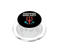 Grumpy Mermaid Sarcastic Sea Witch Ocean Humor Coastal Gift PopSockets PopGrip for MagSafe
