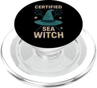 Grumpy Mermaid Sarcastic Sea Witch Ocean Humor Coastal Gift PopSockets PopGrip for MagSafe