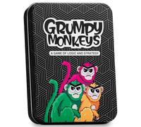 Grumpy Monkeys - Strategy & Logic Card Game for Adults, Teens & Families | 2-4 Players | Ages 10+ | Fun for Game Night or Travel