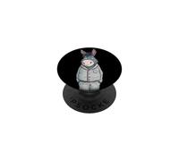 Grumpy Morning Donkey in Pajama Costume PopSockets Adhesive PopGrip