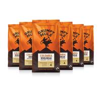 Grumpy Mule Colombia Planadas Organic (Whole Coffee Beans) with notes of Caramel and Red Fruits 200g (Pack of 6 - Total 1.2kg)