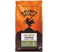 Grumpy Mule Fairtrade & Organic Top Notch Blend Coffee Beans - 200g