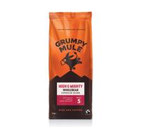 Grumpy Mule High and Mighty Espresso Blend Whole Coffee Beans with notes of
