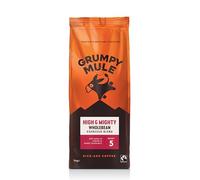 Grumpy Mule High and Mighty Espresso Blend Whole Coffee Beans with Notes of Cocoa and Roast Hazelnut 1kg