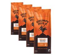 Grumpy Mule Kick-Ass House Blend Whole Coffee Beans with notes of Caramel and Milk Chocolate 500 g (Pack of 4)