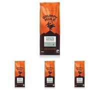 Grumpy Mule Sumatra Mount Gayo Organic (Whole Coffee Beans) with notes of Cocoa and Warm Spice 500g (Pack of 4)