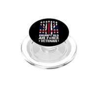 Grumpy Old Air Force RAF Veteran Flag UK British Military PopSockets PopGrip for MagSafe