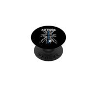 Grumpy Old Air Force RAF Veteran Flag UK Military PopSockets Adhesive PopGrip