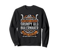 Grumpy Old Boilermaker Killing It Work Humor Sweatshirt