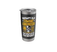 Grumpy Old Combat Engineer Sapper Saps Stainless Steel Insulated Tumbler