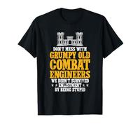 Grumpy Old Combat Engineer Sapper Saps T-Shirt