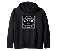 Grumpy Old Fart Club Lifetime Member Apparel for Adults Zip Hoodie