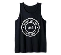 Grumpy Old Fart Club Lifetime Member Old Man Wear Tank Top