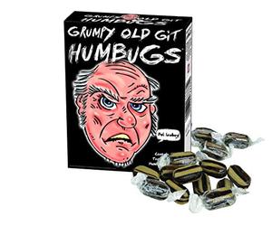 Grumpy Old Git Humbug Sweets For the person who has it all Mens Mans Gents Adult Novelty Naughty Amusing Cheeky Humorous Practical Joke Gift Present Christmas Birthday Secret Santa Stocking Filler