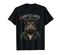 Grumpy Old Grunter Funny Boar Design for Men T-Shirt