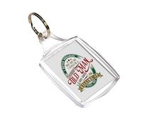 Grumpy Old Man But Killing It - Father’s Day - Humorous Gift for Dad, Grandad, or Husband, MDF and Rectangle A5 Key Ring, Keychain. (A5 Keyring)