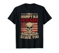 Grumpy Old Veteran us Flag Vet Disgruntled Veteran T-Shirt