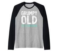 Grumpy Old Veterinarian Raglan Baseball Tee