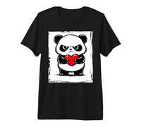 Grumpy Panda Bruh Men Women ns Kids Funny St. Valentine's Premium T-Shirt