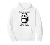 Grumpy Panda Funny Back to School Pullover Hoodie