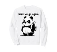 Grumpy Panda Funny Back to School Sweatshirt