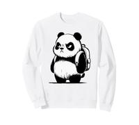 Grumpy Panda Funny Back to School Sweatshirt