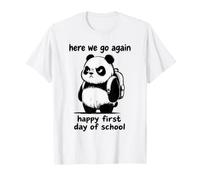 Grumpy Panda Funny Back to School T-Shirt