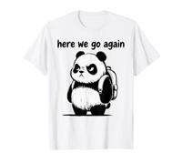 Grumpy Panda Funny Back to School T-Shirt