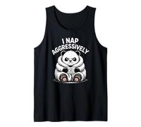 Grumpy Panda Nap Do Not Disturb Lazy Humor Tank Top