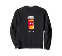 Grumpy Pill Medicine Bottle Graphic for Therapy Lovers Sweatshirt