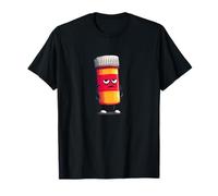 Grumpy Pill Medicine Bottle Graphic for Therapy Lovers T-Shirt