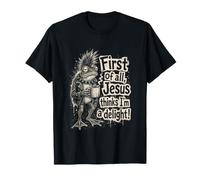 Grumpy Punk Frog Jesus Thinks I'm a Delight T-Shirt