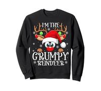Grumpy Reindeer Christmas Family Matching Group Funny Xmas Sweatshirt