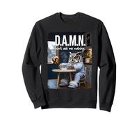 Grumpy Sarcastic Coffee Lover Outfit Sarcasm Funny Owl Sweatshirt