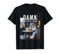 Grumpy Sarcastic Coffee Lover Outfit Sarcasm Funny Owl T-Shirt